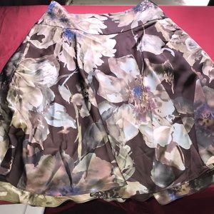 Ralph Lauren petite 2 muted brown skirt